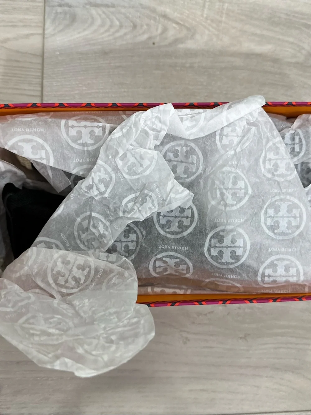 Tory Burch Black Espadrille Ballet Flats with Trim